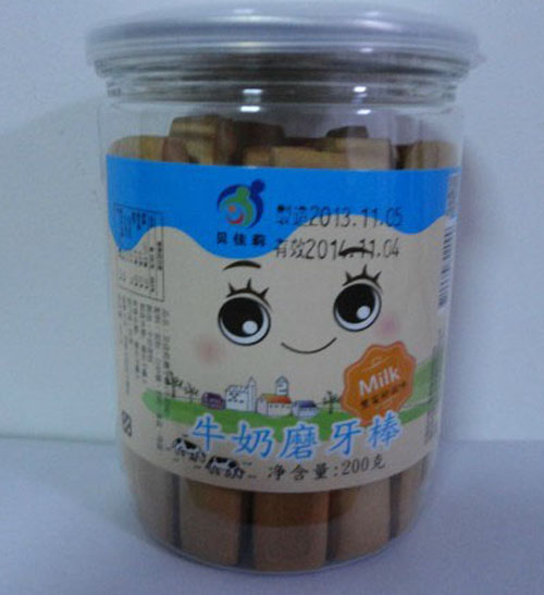 貝佳莉牛奶磨牙棒