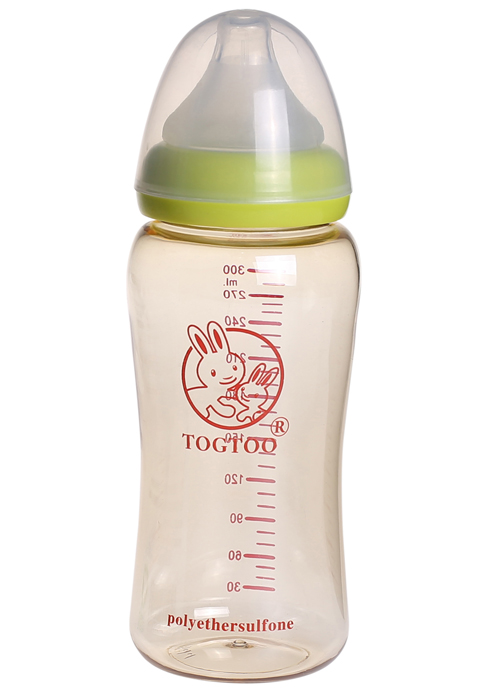 淘氣兔ppsu奶瓶210ml綠色