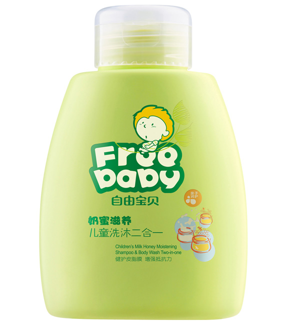 自由寶貝150ml奶蜜洗沐2合一