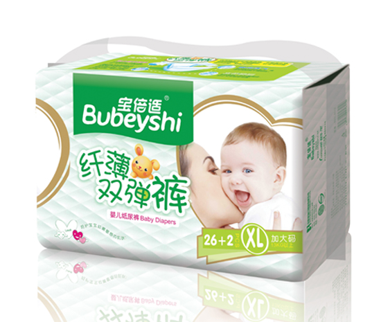 寶貝適纖薄雙彈褲XL號