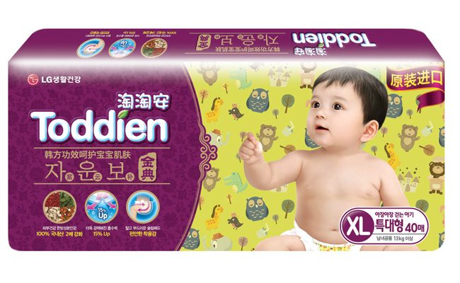 LG淘淘安嬰幼兒紙尿褲紫云補版XL40