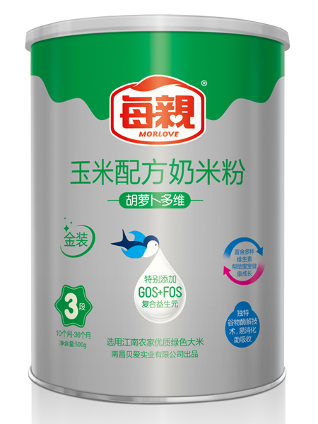 每親玉米配方奶米粉3段