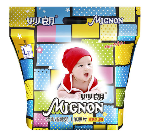 妙朗時尚超薄嬰兒紙尿片L30片