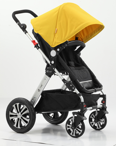 艾珈壹嬰兒推車(chē)黃色