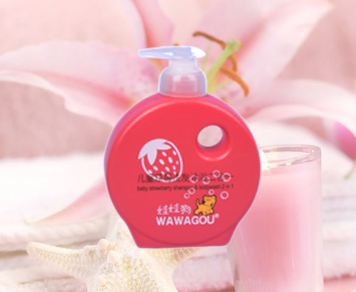 娃娃狗兒童草莓洗發(fā)沐浴二合一