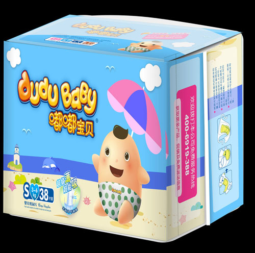 嘟嘟寶貝超級(jí)薄超能吸紙尿片S