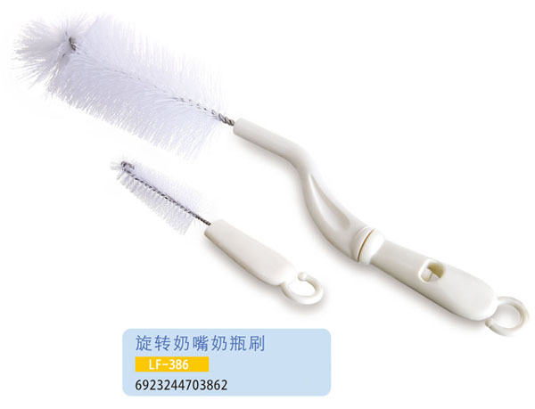 護(hù)貝康旋轉(zhuǎn)奶嘴奶瓶刷LF-386