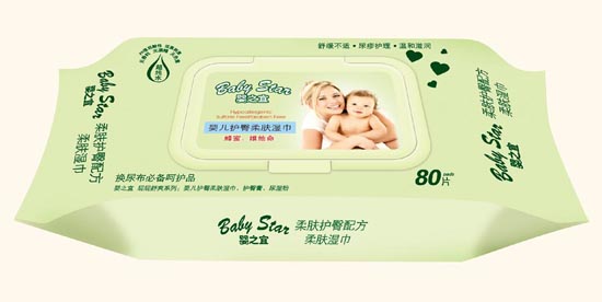 嬰之嬌嬰兒護臀配方柔膚濕巾(80片)