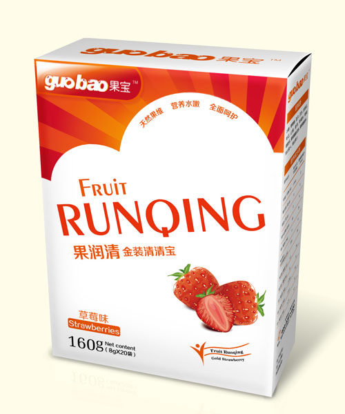 果寶果潤(rùn)清金裝清清寶草莓味