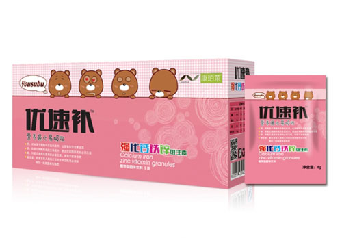 康珀萊優(yōu)速強(qiáng)化鈣鐵鋅維生素盒裝