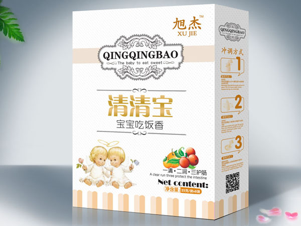 旭杰寶寶吃飯香清清寶盒裝