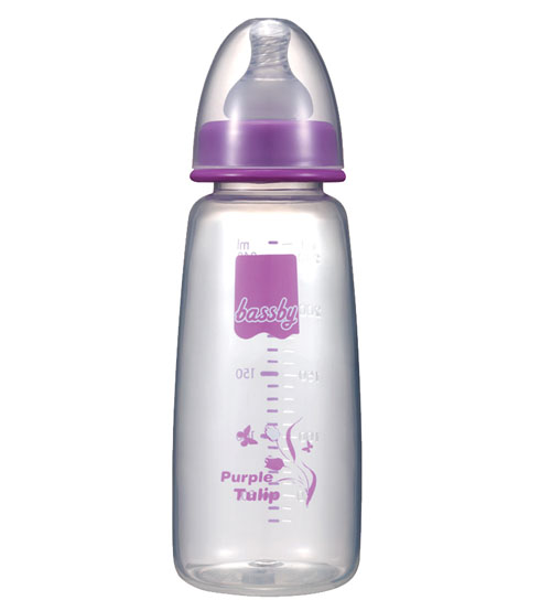 貝斯比標口自帶刻度圓弧PP奶瓶240ml