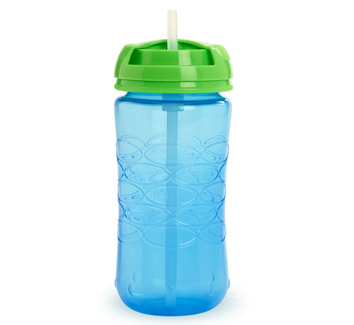 布朗博士12安士吸管杯藍色