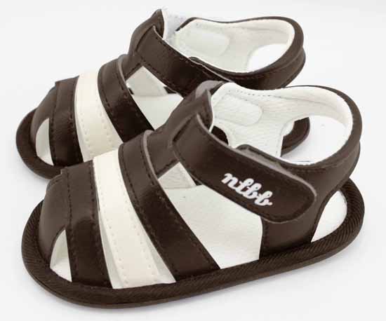 娜拉寶舒適結實嬰兒鞋咖啡色