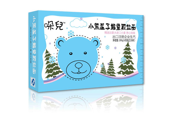 哚兒嬰幼兒小熊蓮子鱈魚(yú)顆粒面