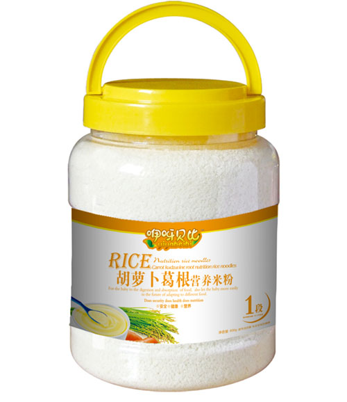 咿呀貝比胡蘿卜葛根營養(yǎng)米粉1段