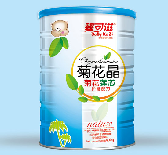 嬰可滋菊花蓮心護(hù)暢菊花晶聽裝