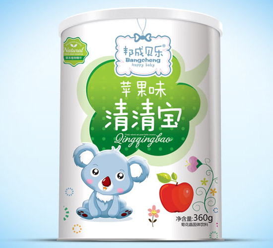 邦成貝樂(lè)清清寶紙聽(tīng)蘋(píng)果味