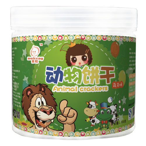 麥聰動(dòng)物餅干蔬菜味