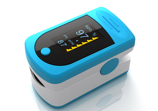 EASYGO指夾式脈搏血氧儀藍色