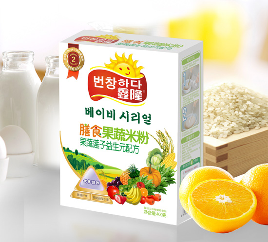 鑫隆鐵果蔬蓮子益生元配方膳食果蔬米粉