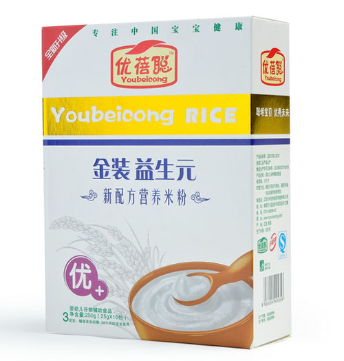 優(yōu)蓓聰金裝益生元營養(yǎng)米粉(優(yōu)+)