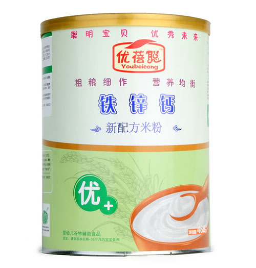 優(yōu)蓓聰鐵鋅鈣優(yōu)+營養(yǎng)米粉(鐵聽)