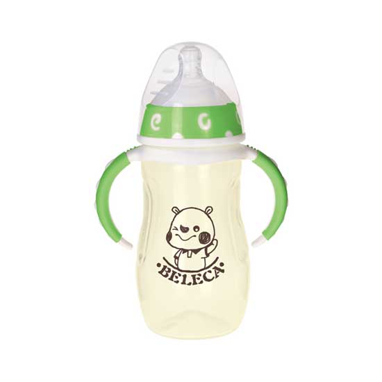 貝樂(lè)嘉PPSU小熊奶瓶240ML(綠色)