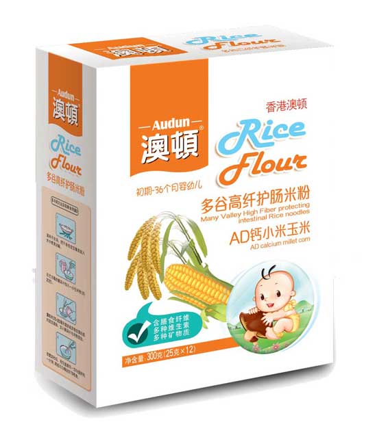 澳頓AD鈣小米玉米護(hù)暢米粉(盒)