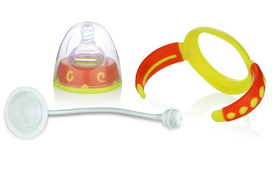 貝嬰奇雙色手柄牙蓋組