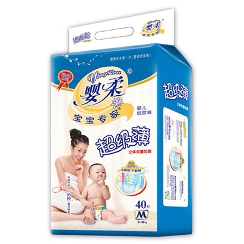 寶寶專家超級(jí)薄嬰兒紙尿褲M碼40片