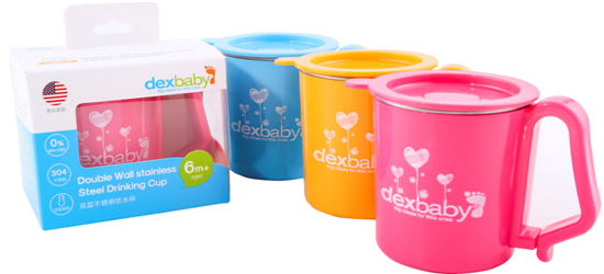 Dexbaby 雙層不銹鋼飲水杯