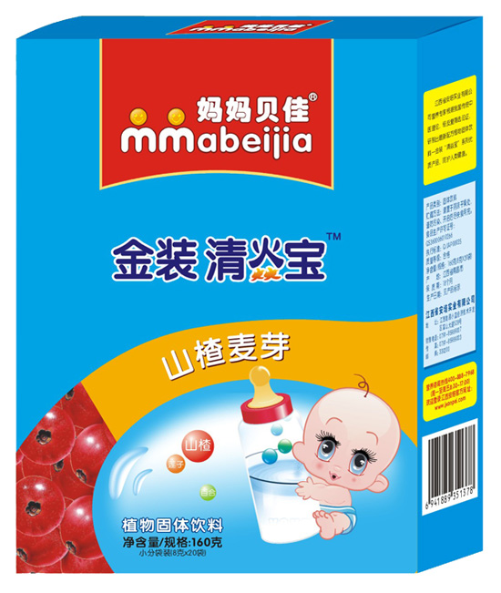 媽媽貝佳山楂麥芽160克清焱寶盒