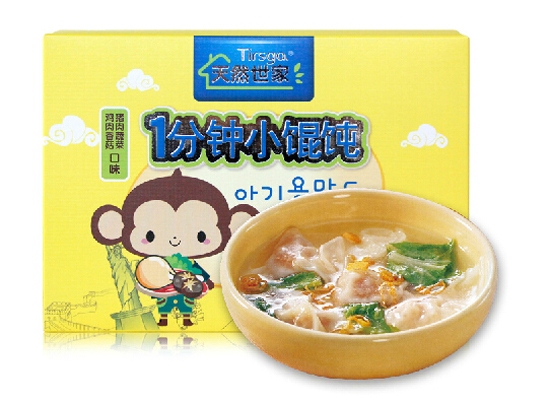 天然世家雞肉香菇+豬肉蔬菜1分鐘小餛飩