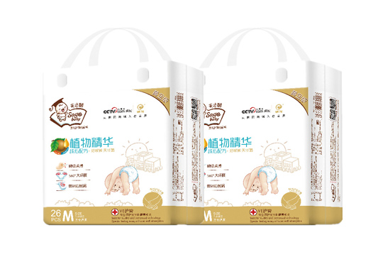 天才酷黃金版植物精華紙尿褲M26片