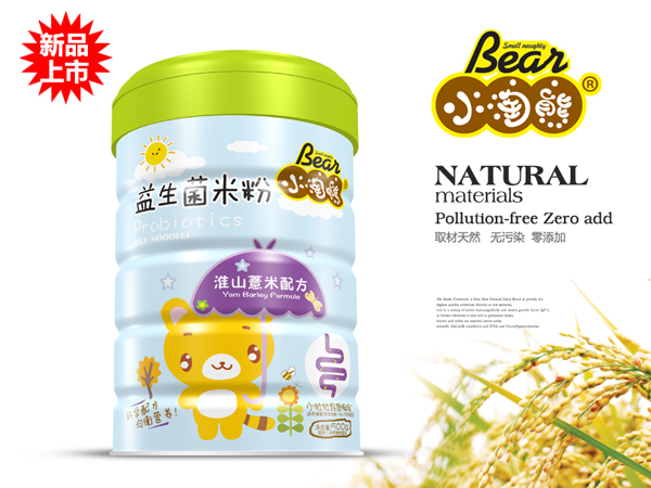 小淘熊淮山薏米益生菌米粉