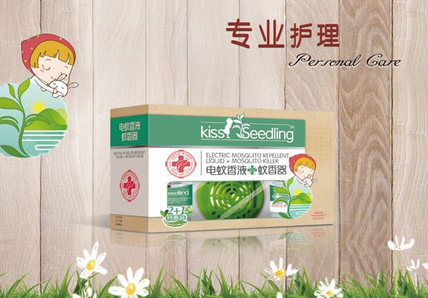 親親樹苗蚊香液+蚊香器