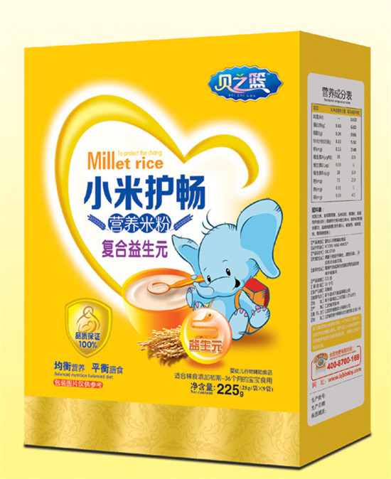 貝之籃復(fù)合益生元-小米護(hù)暢營(yíng)養(yǎng)米粉盒裝