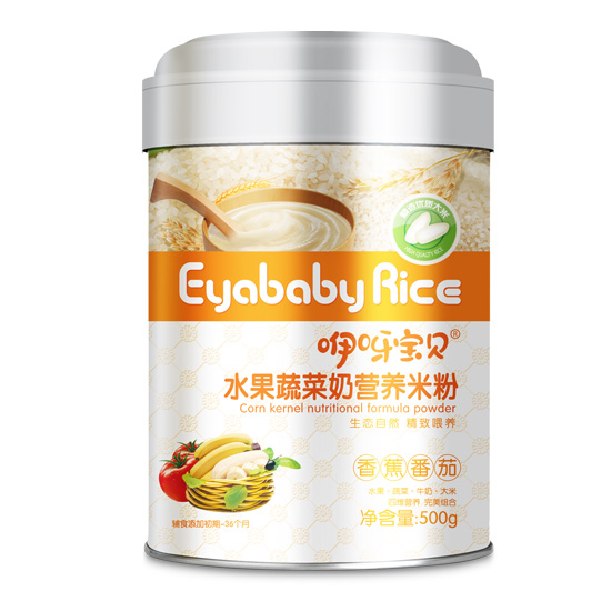 咿呀寶貝水果蔬菜營養(yǎng)米粉聽裝(香蕉番茄)