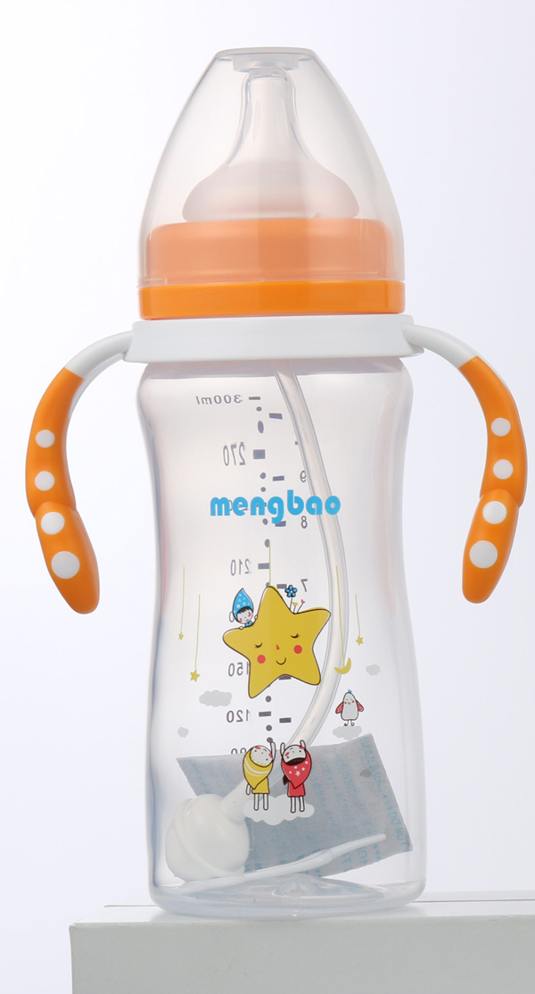   �ˌ�С�U����͸PP��ƿ300ml-��ɫ