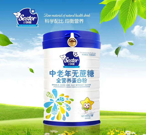 小萌星中老年無(wú)蔗糖全營(yíng)養(yǎng)蛋白粉