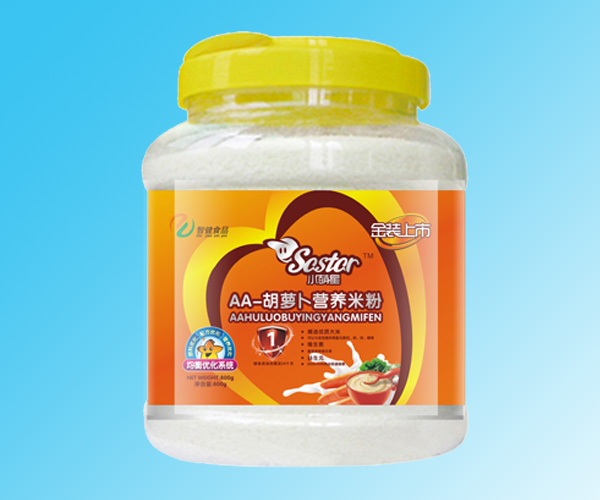 小萌星AA-胡蘿卜營(yíng)養(yǎng)米粉