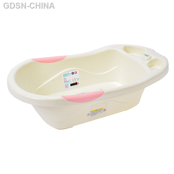 青蛙嘟迪加厚感溫梨形浴盆粉色