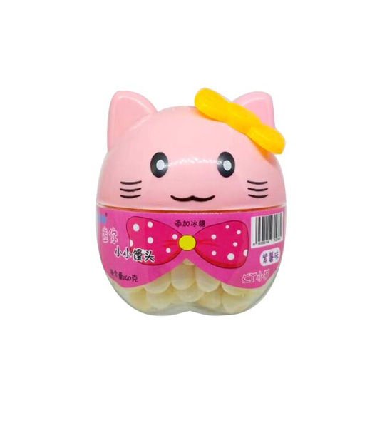 吉牯利小貓造型迷你小小饅頭紫薯味