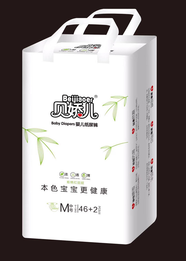 貝嬌兒本色嬰兒紙尿褲M(mǎn)48