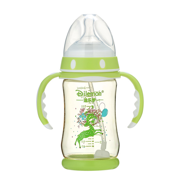 迪樂(lè)夢(mèng)PPSU奶瓶240ml綠色