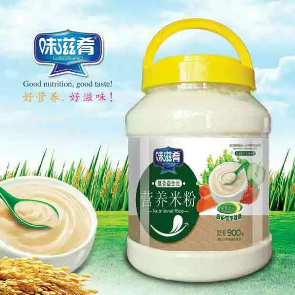 味滋肴營養(yǎng)米粉-復(fù)合益生元900g透明桶裝