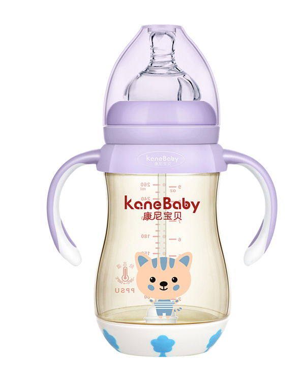 康尼寶貝PPSU奶瓶--條紋貓260ml.jpg 康尼寶貝PPSU奶瓶--條紋貓260ml.jpg
