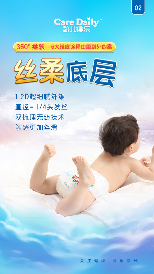 凱兒得360°柔軟超級(jí)飛俠紙尿褲4