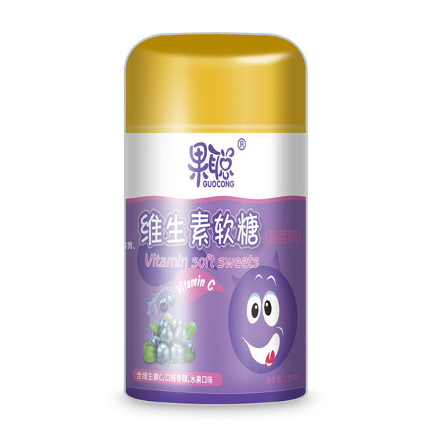 果聰維生素軟糖藍莓味120g